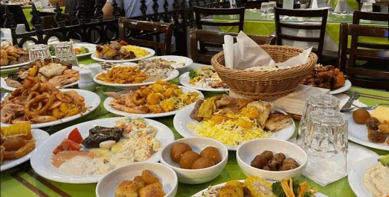 بوفيه مطعم دنيال دبي